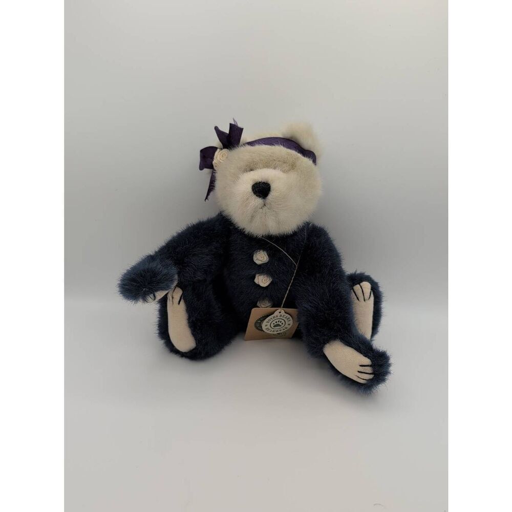 Boyds Bears Guinella Blue and Ivory Bear Plush 12" The Archive Collection